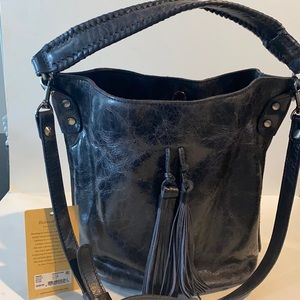 Patricia Nash Navy Blue Bucket Purse